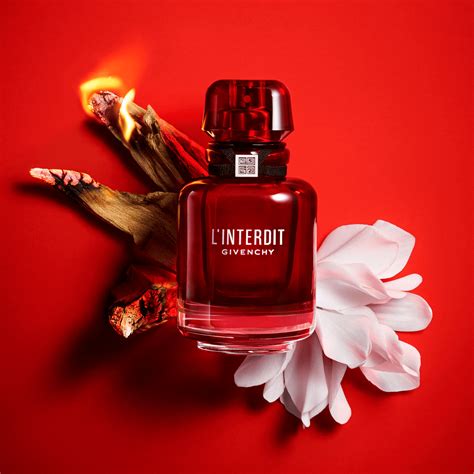 lindert rouge givenchy|Givenchy l'interdit perfume.